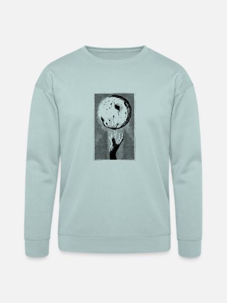 Showdown Lunar Blessing - Bella + Canvas Unisex Sweatshirt - dusty blue