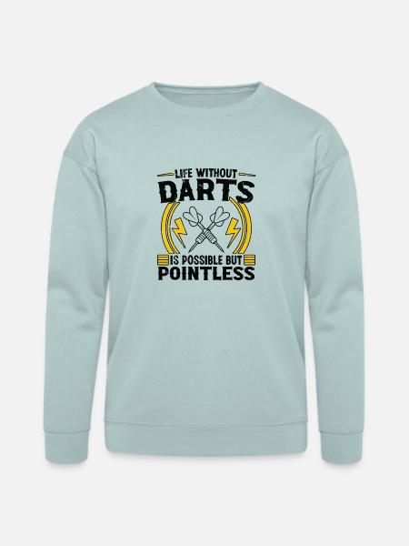Darts Dart Player - Bella + Canvas Unisex Sweatshirt - dusty blue