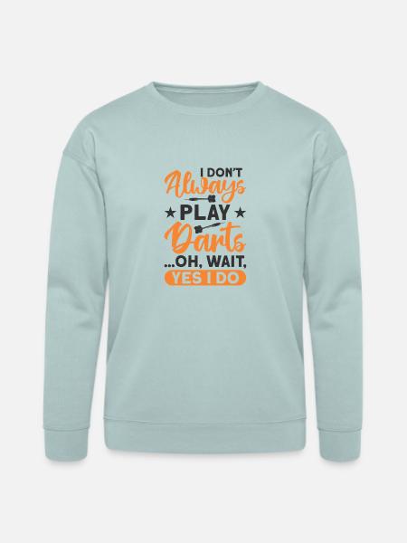 Darts Dart Player - Bella + Canvas Unisex Sweatshirt - dusty blue