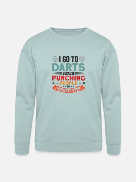 Darts Dart Player - Bella + Canvas Unisex Sweatshirt - dusty blue