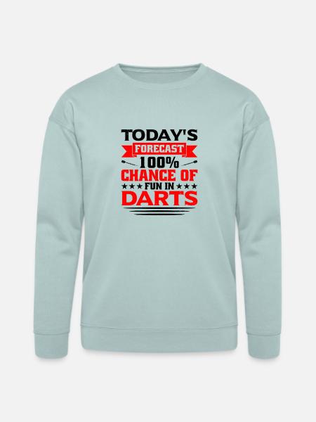 Darts Dart Player - Bella + Canvas Unisex Sweatshirt - dusty blue