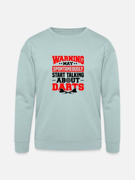 Darts Dart Player - Bella + Canvas Unisex Sweatshirt - dusty blue