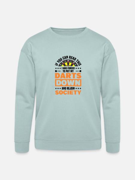 Darts Dart Player - Bella + Canvas Unisex Sweatshirt - dusty blue