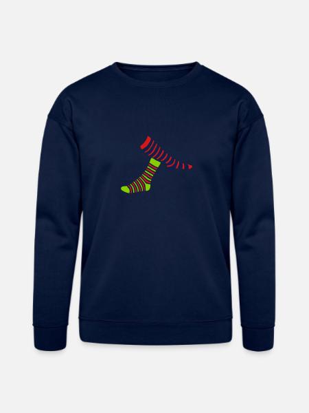 1 sock 2 - Bella + Canvas Unisex Sweatshirt - navy