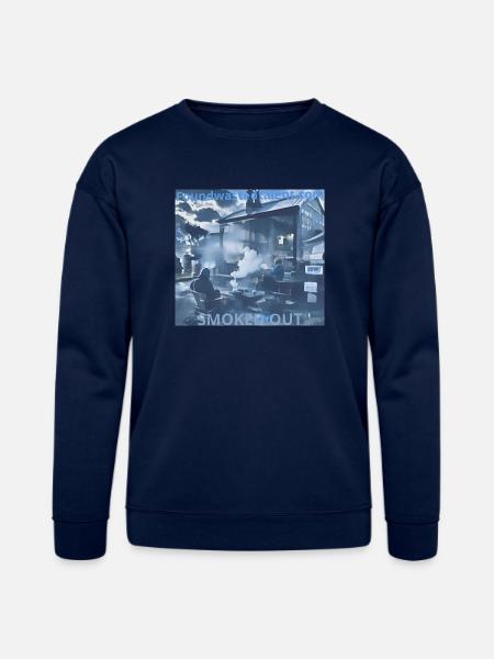 Smoked Out - Bella + Canvas Unisex Sweatshirt - navy