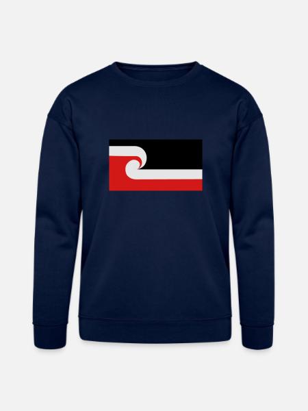 Maori Flag - Bella + Canvas Unisex Sweatshirt - navy