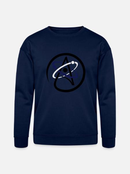 Atheist Logo - Bella + Canvas Unisex Sweatshirt - navy
