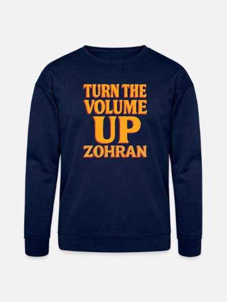 Turn the Volume Up Shirt - Bella + Canvas Unisex Sweatshirt - navy