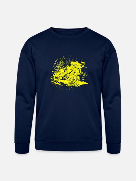 Neon Splash Chaos - Bella + Canvas Unisex Sweatshirt - navy