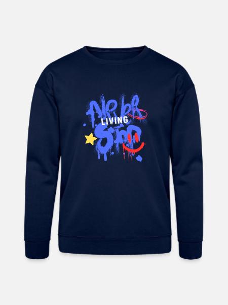 Living - Bella + Canvas Unisex Sweatshirt - navy