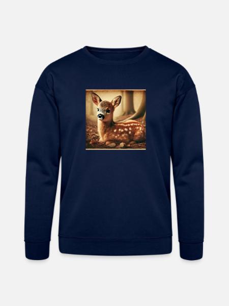 A relative of Bambi - Bella + Canvas Unisex Sweatshirt - navy