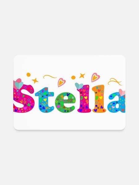 Stella - Rectangle Magnet - white - Front