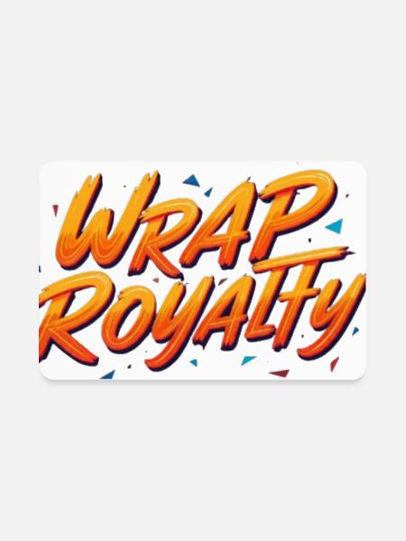 Wrap Royalty - Rectangle Magnet - white - Front