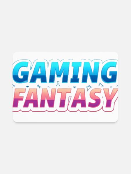 Gaming Fantasy - Rectangle Magnet - white - Front