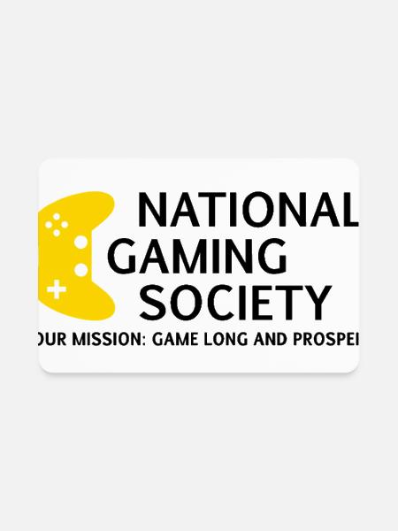 National Gaming Society – Game Long and Prosper - Rectangle Magnet - white - Front