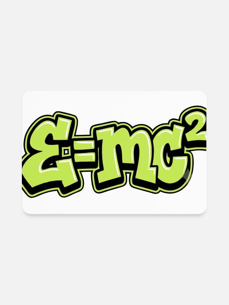 Science Formula Graffiti - Rectangle Magnet - white - Front