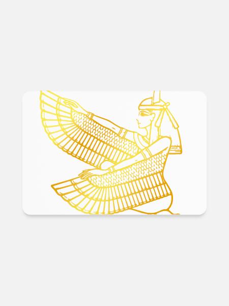 ancient Egyptian - Rectangle Magnet - white - Front