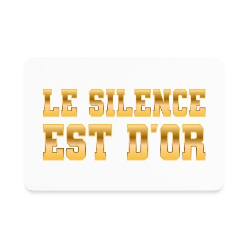 Le silence est d'or - Rectangle Magnet