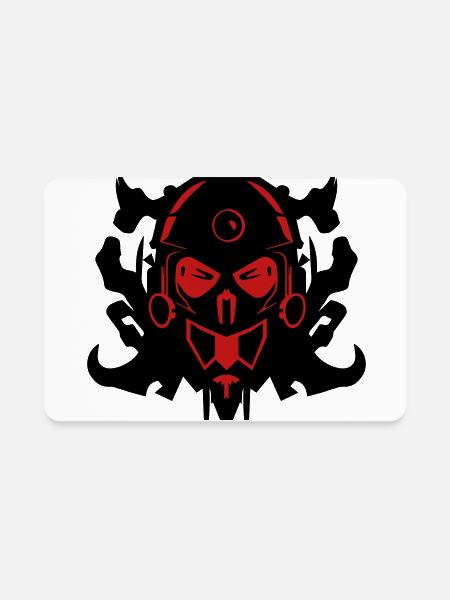 cyber soldier - Rectangle Magnet - white - Front