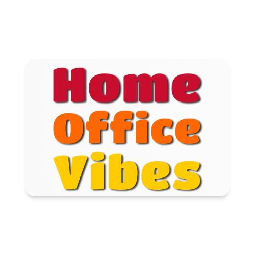 Home Office Vibes Remote Work Design - Rectangle Magnet