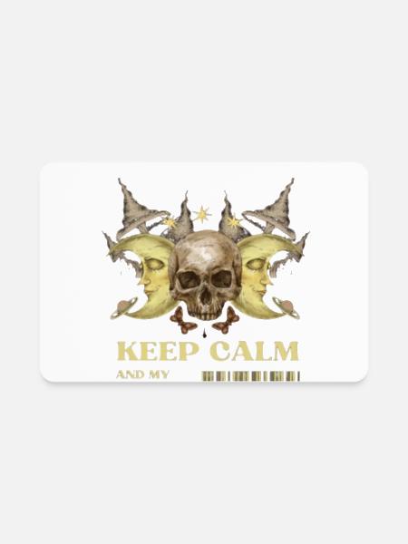 Keep Calm - Rectangle Magnet - white - Front