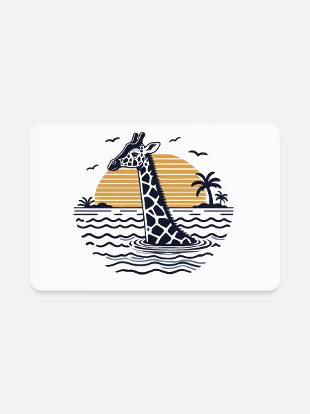 Relative Shallowness - Rectangle Magnet - white - Front
