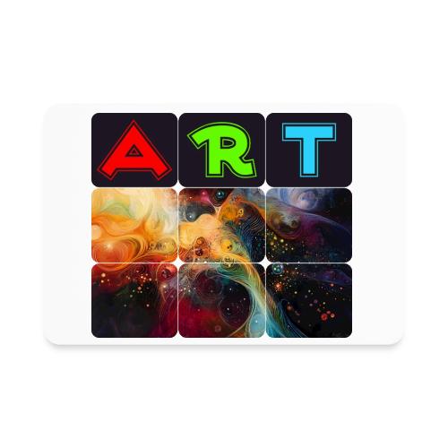 Waves of Art - Rectangle Magnet