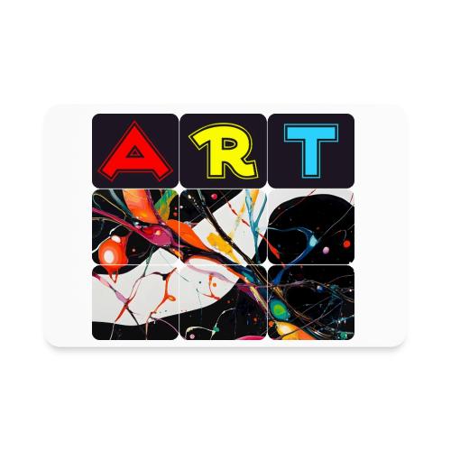 Art in Motion: Color Unleashed - Rectangle Magnet