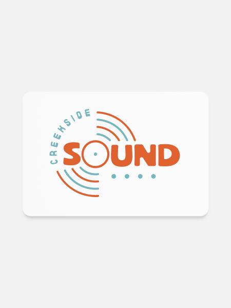 Creekside Sound Record - Rectangle Magnet - white - Front