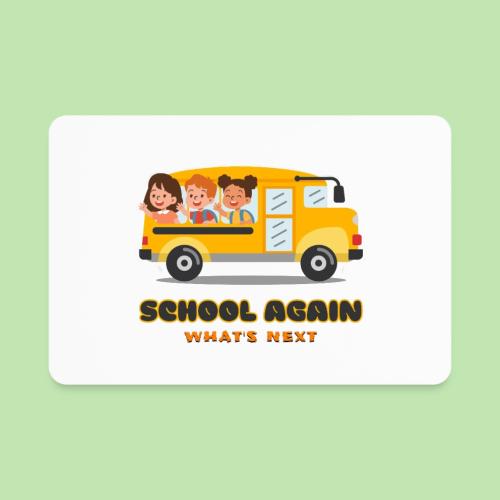 first day of school outfit- school again - Rectangle Magnet