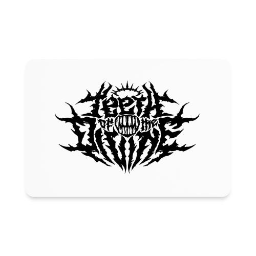 Teeth Of The Divine Logo BLACK - Rectangle Magnet