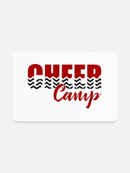 Cheer Camp - Rectangle Magnet - white - Front