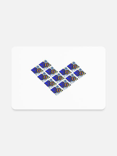 fantasy - Rectangle Magnet - white - Front
