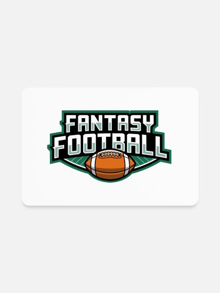 Fantasy Football Design - Rectangle Magnet - white - Front
