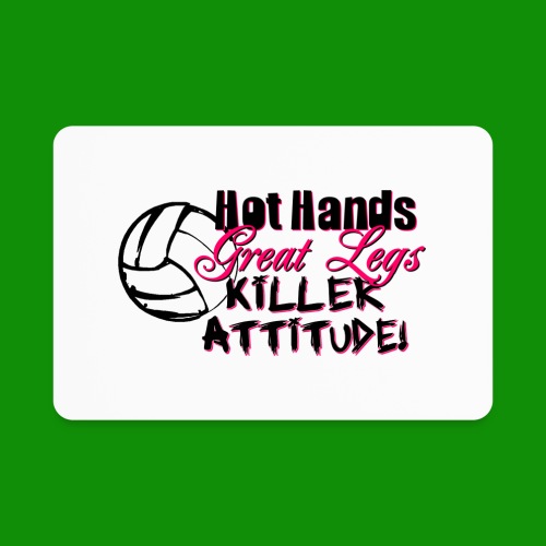 Hot Hands Volleyball - Rectangle Magnet