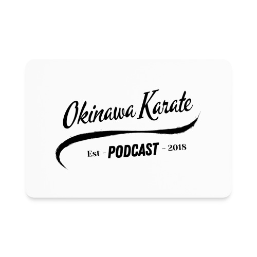 Okinawa Karate Podcast Baseball Design - Rectangle Magnet