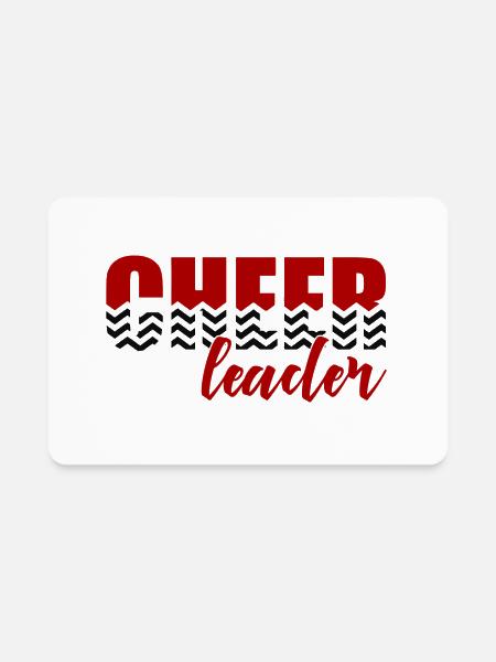 Cheer Team - Rectangle Magnet - white - Front