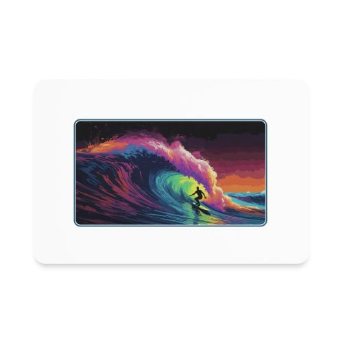 Rainbow Lava Ride - Rectangle Magnet