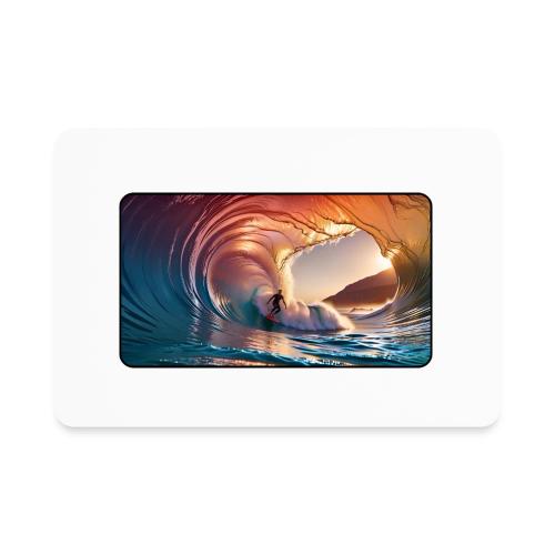 Biggest Barrel Wave - Rectangle Magnet
