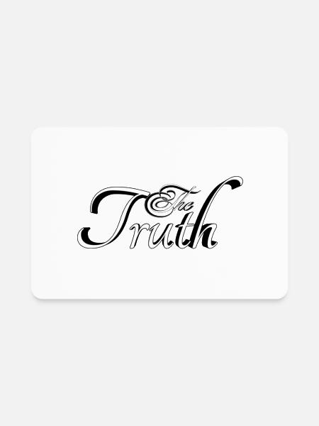 The Truth - Rectangle Magnet - white - Front