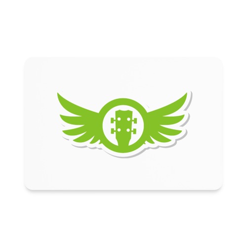 Ukulele Gives You Wings (Green) - Rectangle Magnet