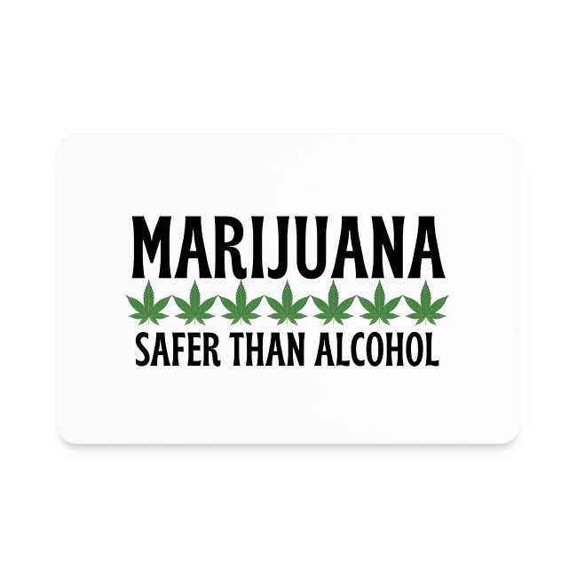 MARIJUANA Safer Than Alcohol - Marijuana Leaves