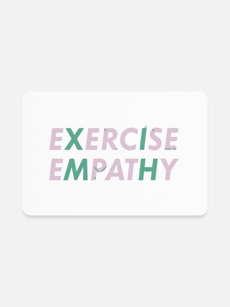 EMPATHY - Rectangle Magnet - white - Front