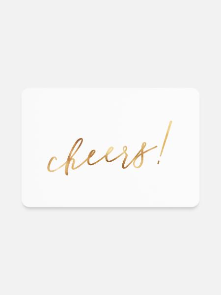 Cheers - Rectangle Magnet - white - Front