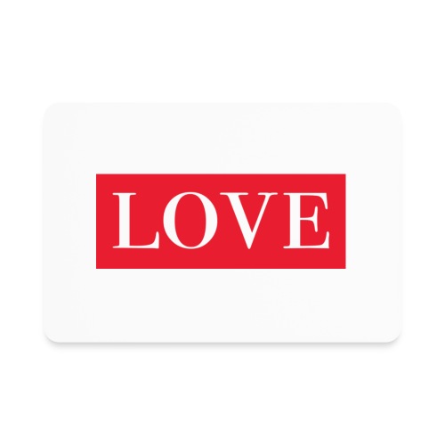Red LOVE - Rectangle Magnet