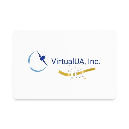 10th Anniversary VirtualUA - Rectangle Magnet