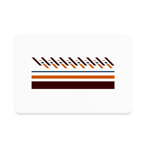 Cute, colorful striped designs for the seasons - Rectangle Magnet