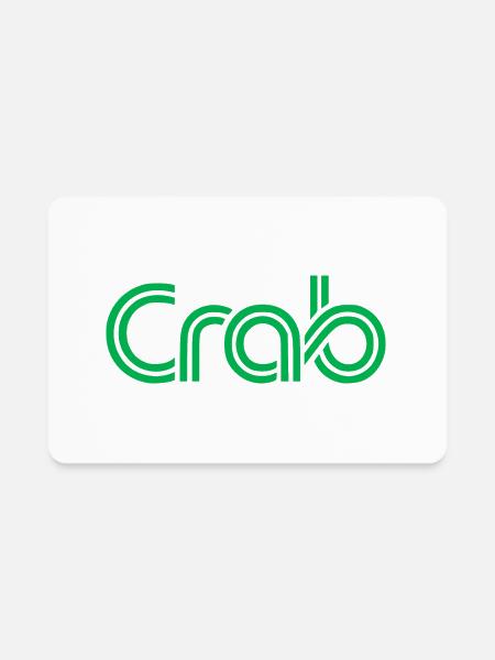 DEC-7 Crab the Cab Online Transportation Parody Lo - Rectangle Magnet - white - Front