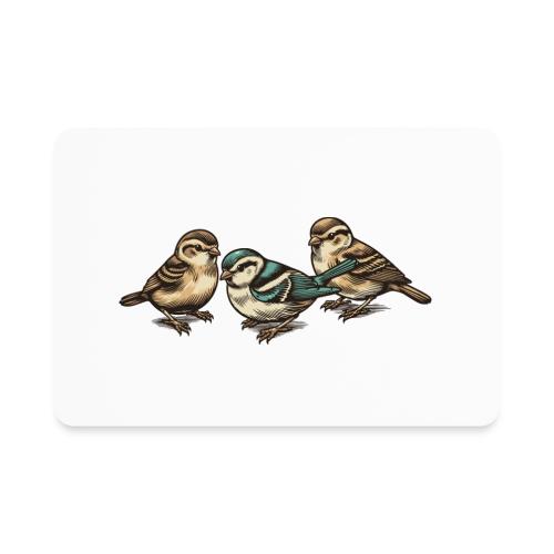 Three Little Birds - Rectangle Magnet