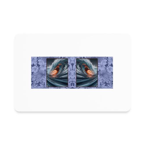 Copper Light Wave - Rectangle Magnet